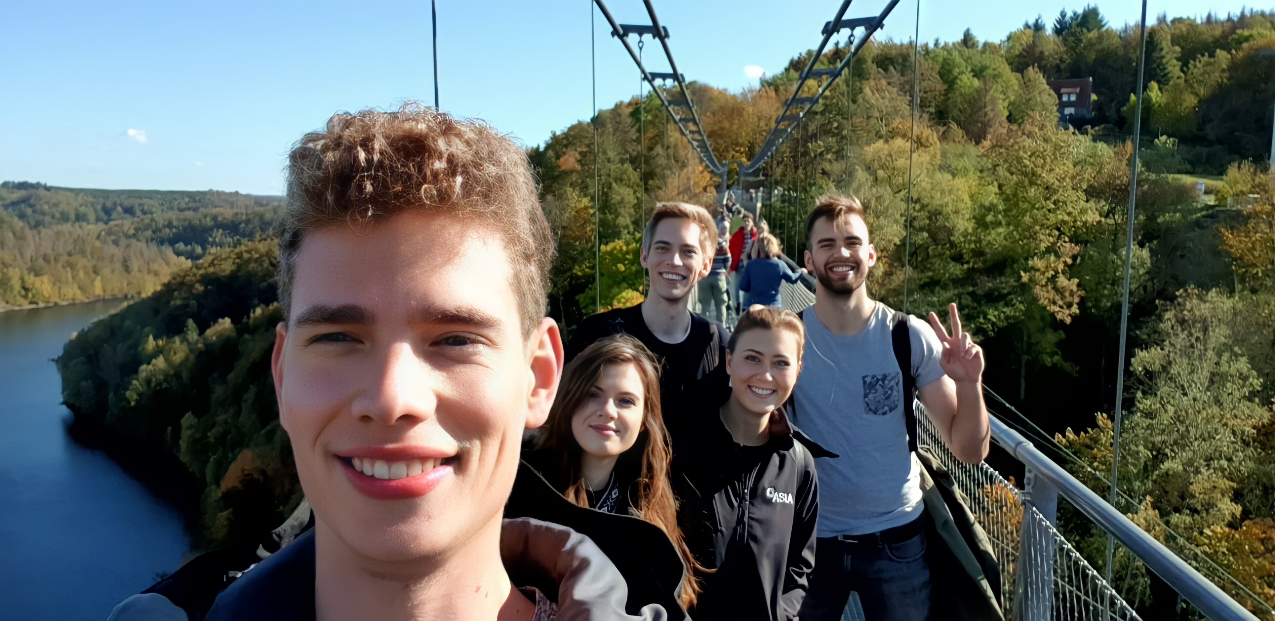 Team bonding during the Volkswagen Traineeship